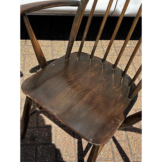 Vintage Windsor Dining Chairs from Ercol, 1960s, Set of 4 For Sale - Image 6 of 14