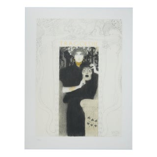 After Gustav Klimt, Tragedy, Lithograph For Sale