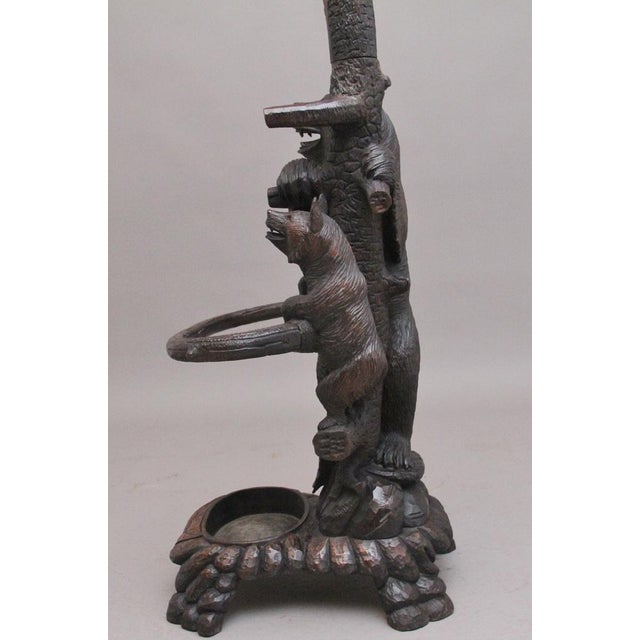 Early 20th Century Carved Bear Hall Stand For Sale - Image 9 of 12