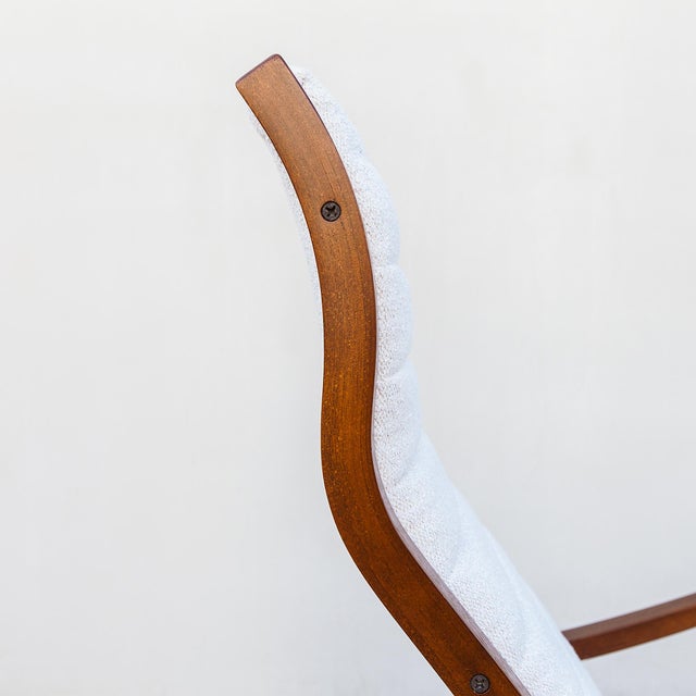 Mid-Century Modern Restored 1960s Japanese Mid Century Modern "Heron" Lounge Chair by Tendo Mokko For Sale - Image 3 of 14