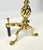 Pair of Vintage Brass Urn & Spiral Federal Style Flame Top Andirons – Claw & Ball Feet For Sale - Image 11 of 13