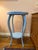 Two Tiered Side Table Lacquered in High Gloss Blue For Sale - Image 4 of 5