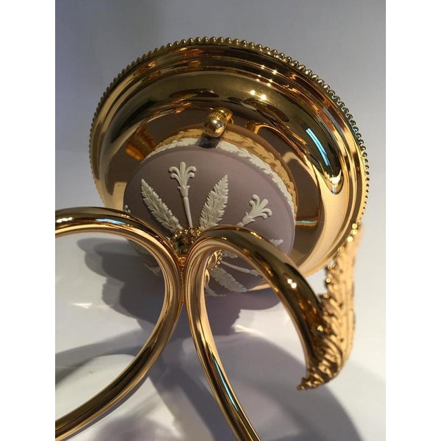 Postmodern Brass and Porcelain Wall Lights, Italy, 1970s, Set of 2 For Sale - Image 15 of 18