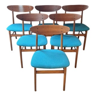 Chairs from Farstrup, Denmark, 1961, Set of 6 For Sale
