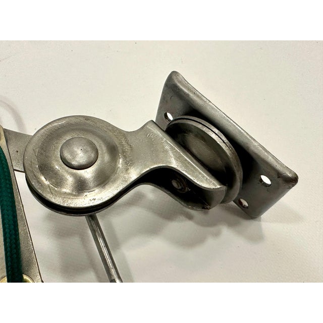 Industrial Dark Green Scissor Wall Lamp, 1950s For Sale - Image 14 of 18