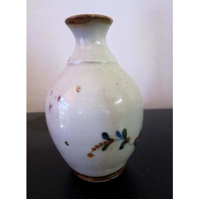 Ceramic Tonala Handpainted Vintage Bud Vase For Sale - Image 7 of 7