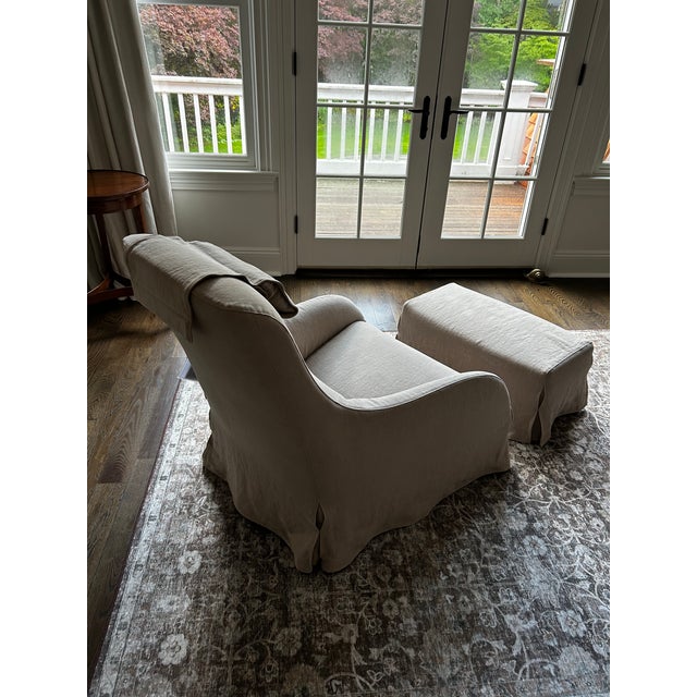 A rare opportunity to own the iconic Kalos lounge chair and ottoman, designed by Antonio Citterio for B&B Italia's Maxalto...