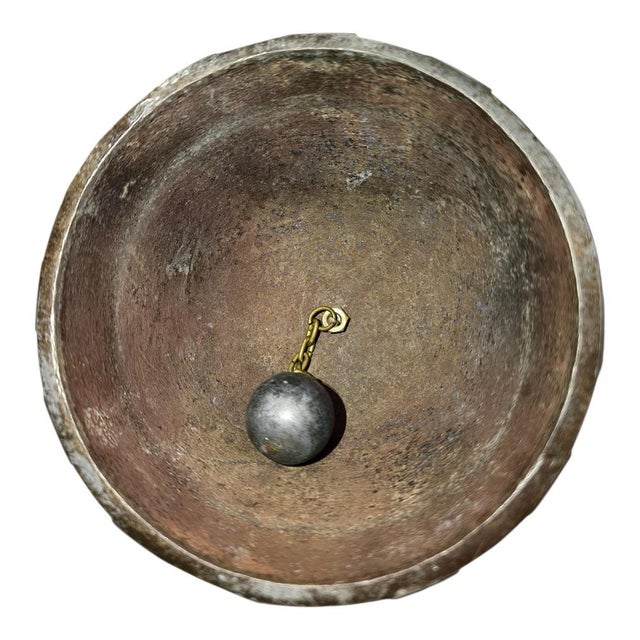 1950s Vintage Bell by Carl Auböck for Werkstätte Carl Auböck, 1950s For Sale - Image 5 of 8
