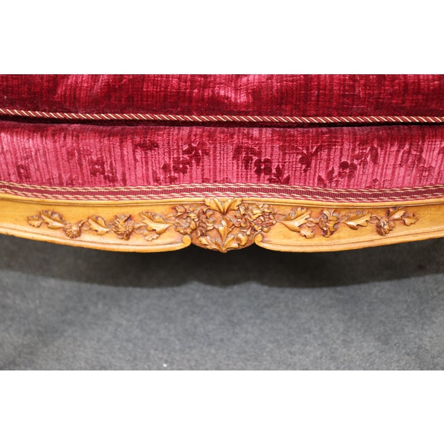 Late 19th Century Pair 19th C French Louis XV Style Elaborately Carved Armchairs For Sale - Image 5 of 8