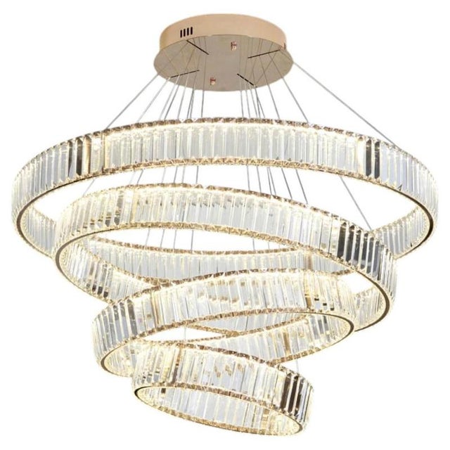 Metal Collection Orione 2.0 Chandelier in Metal and Crystal by Jago For Sale - Image 7 of 7