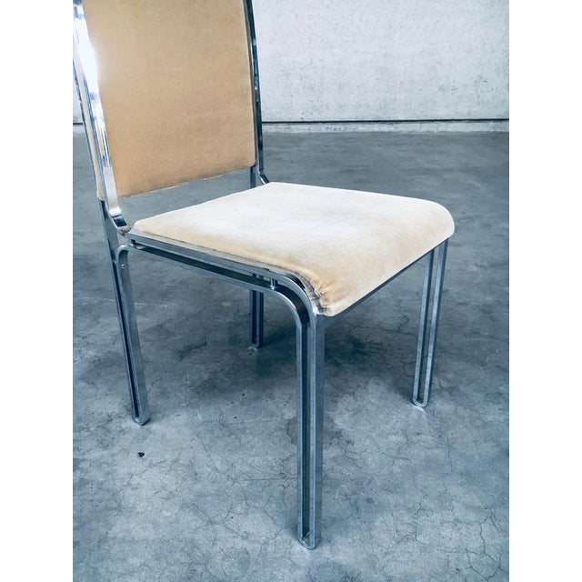 Italian Hollywood Regency Style Modernist Dining Chairs, 1970s, Set of 6 For Sale - Image 10 of 18