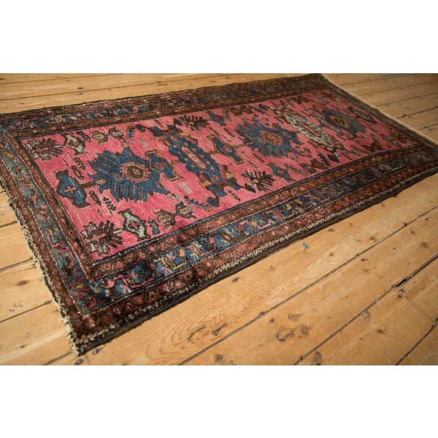 Magenta Vintage Mehreban Rug - 3'5" x 6'4" For Sale - Image 8 of 9