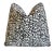 2020s French Designer Pierre Frey Black & White Jungle Leopard Velvet Feather/Down Pillow 21" Square For Sale - Image 5 of 5