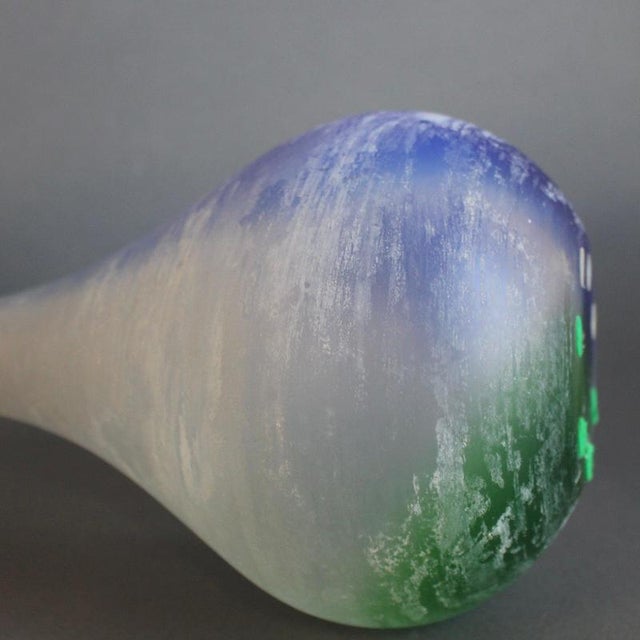 Vintage Scavo Murano Glass Vase from La Murrina, 1970s For Sale - Image 14 of 18