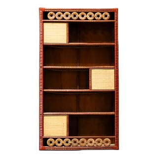 Bridget High Cabinet in Natural Rattan by Popus Editions For Sale