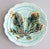 19th Century Swedish Rörstrand Majolica Turquoise Chestnut Leaf Plate For Sale In Houston - Image 6 of 6