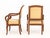 Louis Philippe Walnut Upholstered Fauteuils, Pair For Sale - Image 10 of 11
