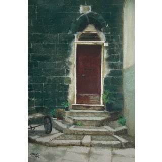 2001, "Doorway #2", Archival Iris Giclee on Somerset Textured Watercolor Paper, Artist Jane Gibout For Sale