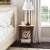 Inspired by mid-century design, this oval shaped and slender design on the Ellen one-drawer nightstand make this the...