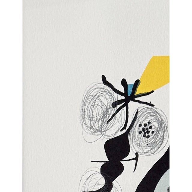 Joan Miró, La Mélodie Acide, Planche I, 1980, Lithograph For Sale - Image 4 of 7