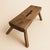 Farmhouse Early 1900s Antique Primitive Plank Foot Stool With Carved Handhold For Sale - Image 3 of 8