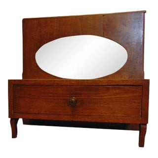Art Deco Desktop Cabinet with Mirror For Sale