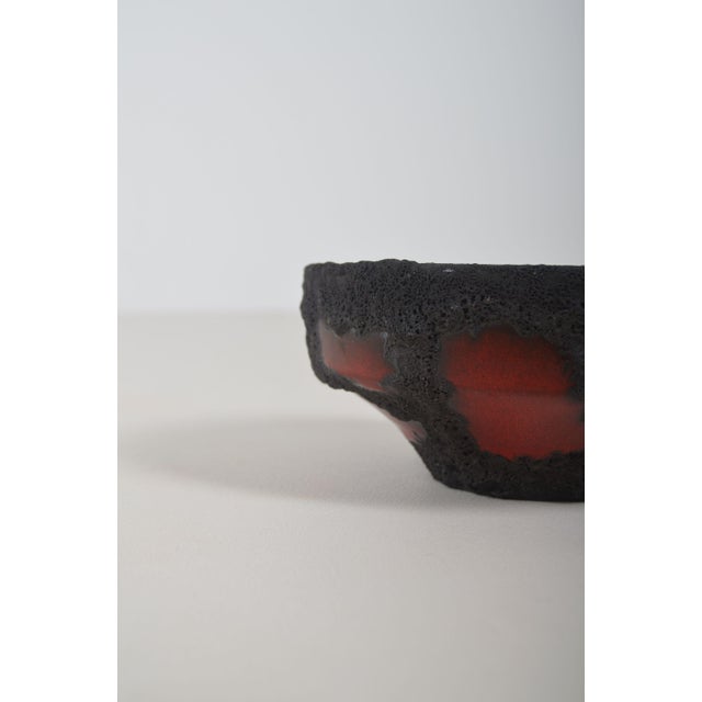 Mid-Century Modern Fat Lava Bowl from Marei Keramik, West Germany, 1970s For Sale - Image 3 of 5