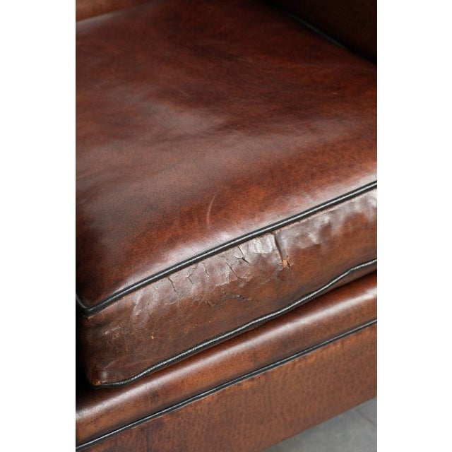 Art Deco Club Chairs in Sheepskin Leather, Set of 2 For Sale - Image 12 of 16