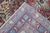 1970s Vintage Handmade Wool Cotton Burgundy Area Rug For Sale - Image 10 of 11