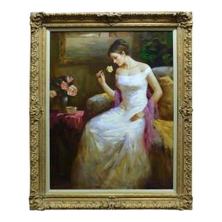 Ivan "The Rose" Giclee on Canvas Hand Signed With Custom Frame Make an Offer For Sale