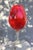 Mid-Century Modern Ruby Red Art Glass Pedestal Vase with Twisted Stem, 1960s For Sale - Image 6 of 9