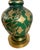 Late 19th Century Green Frosted Glass Lamps - a Pair For Sale In Dallas - Image 6 of 7