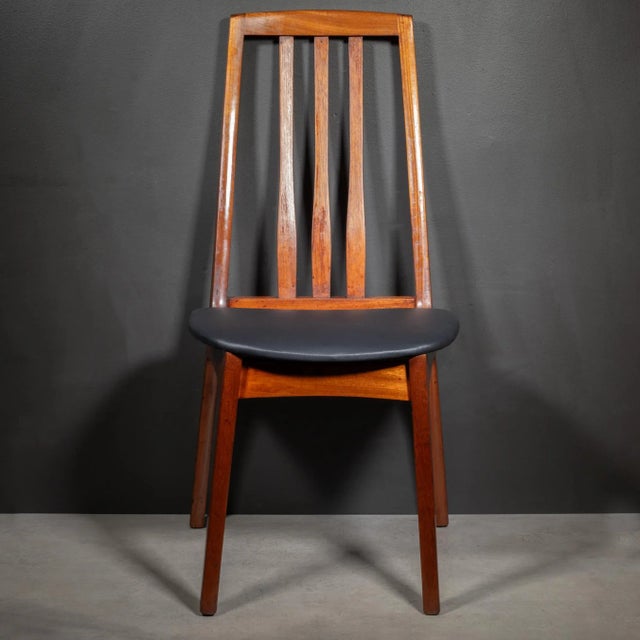 Reupholstered Mid-Century Danish Dining Chairs c.1960 For Sale - Image 10 of 15