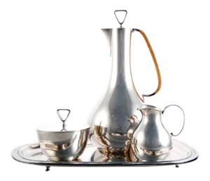 Sterling Silver Coffee Service by Sigvard Bernadotte for Georg Jensen