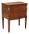 Empire Walnut Bedside Table For Sale