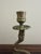 Antique French Brass Serpent Snake Candle Holders, Pair For Sale - Image 11 of 14