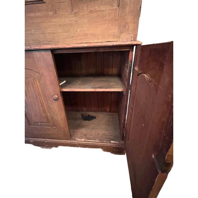 English Antique Country Maids Pantry Cabinet For Sale - Image 3 of 11