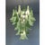 Contemporary Mazzega-Style Frosted Green Random Glass Chandelier For Sale - Image 10 of 16