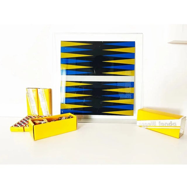 Chessboard Board Game from Antonella Fonda, 1970s, Set of 81 For Sale - Image 6 of 6