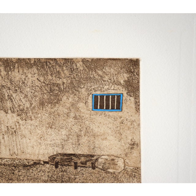 Paper "Pueblo Portals" - Intaglio Print, #3/15 by Marcia Pagels For Sale - Image 7 of 7