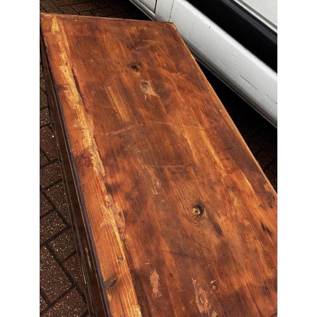 Victorian Campaign Chest in Wood For Sale - Image 12 of 15