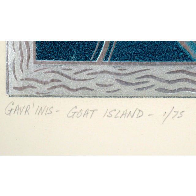 Abstract Gavrinis Earth Goddess, Psychedelic Visionary Metallic Reversible Print, 1/75 by Ian McNeil Cooke For Sale - Image 3 of 7
