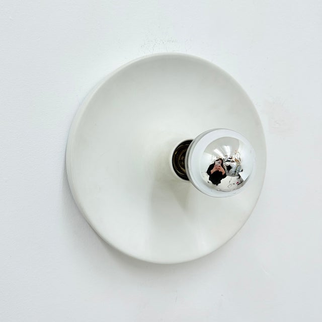 Wall Sconce Disc attributed to Charlotte Perriand for Les Arcs, 1970s For Sale - Image 16 of 18