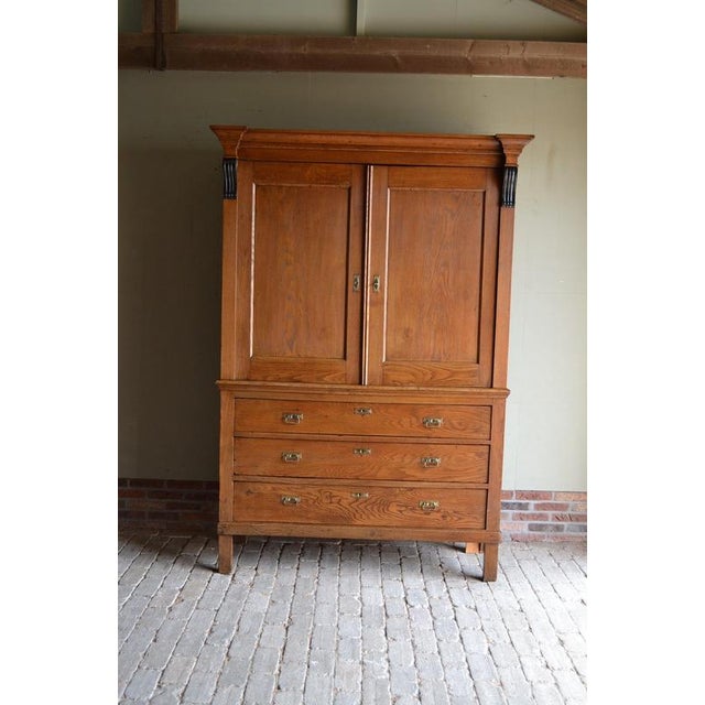 Antique Dutch Oak Cabinet, 19th Century For Sale - Image 10 of 10