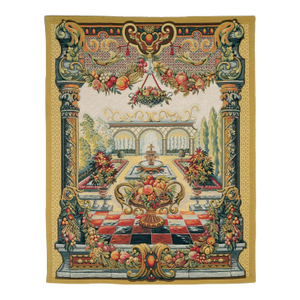 Jardin De Bagatelle Loom Woven Tapestry - 121 X 93 Cm (4'0" X 3'1") - Requires Rod Size 2