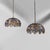 Mid-Century Modern Italian Glass and Metal Pendant Lights, 1960s, Set of 2 For Sale - Image 13 of 13