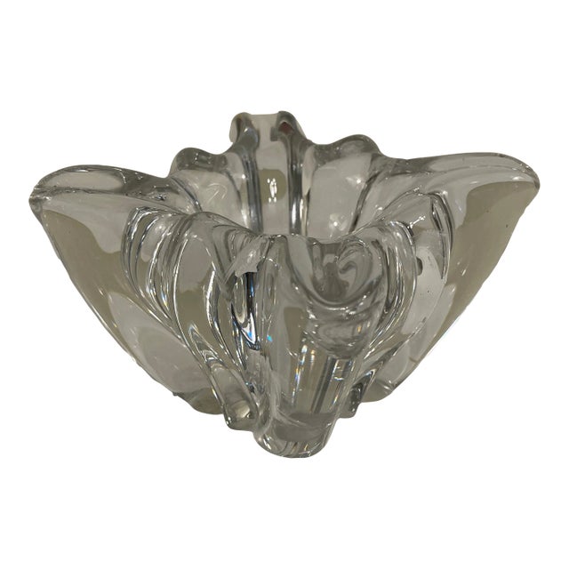 Mid 20th Century Baccarat Crystal Art Bowl For Sale
