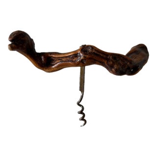 Vintage French Grapevine Corkscrew For Sale