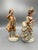 Vintage Andrea by Sadek Porcelain Courtship Couple Figurines in Blue and White, Pai For Sale - Image 4 of 9