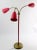 Mid Century Gooseneck Floor Lamp in Red For Sale In New York - Image 6 of 12